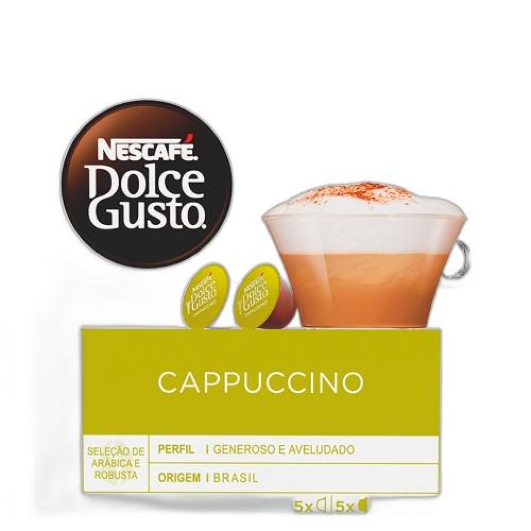 Detalhes do produto Cafe Dolce Gusto Capsula 10Un Nescafe Cappuccino