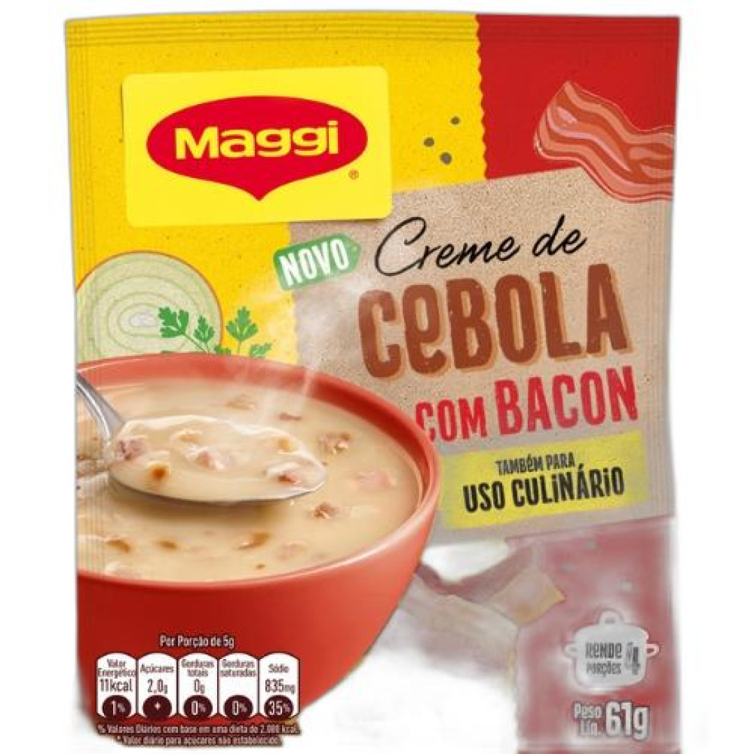 Detalhes do produto Creme Cebola Maggi 61Gr Nestle Bacon