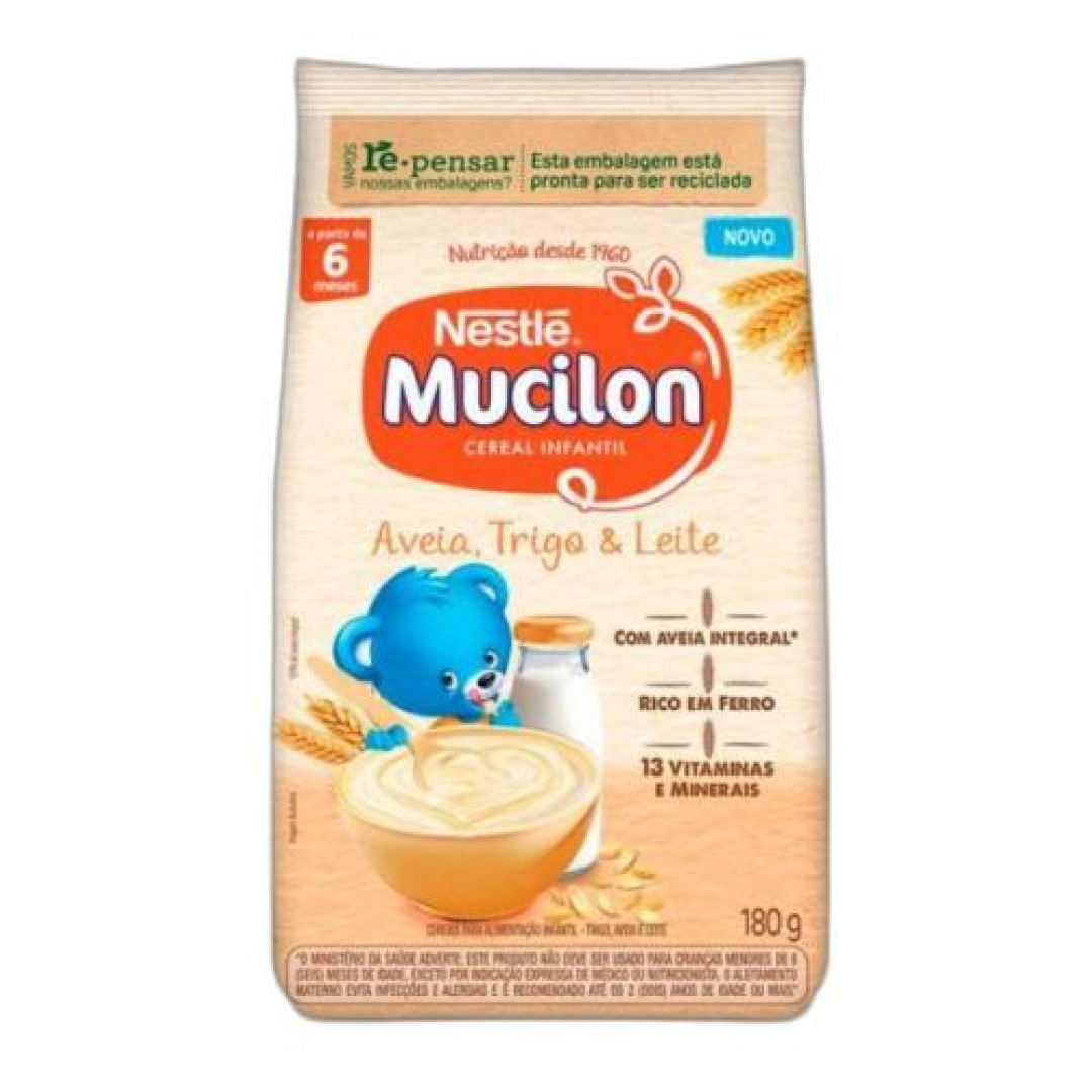 Detalhes do produto Cereal Mucilon 180Gr Nestle Multicereais