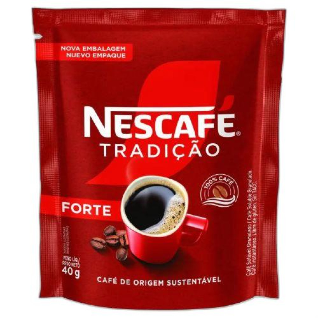 Detalhes do produto Cafe Nescafe Tradicao 40Gr Nestle Forte