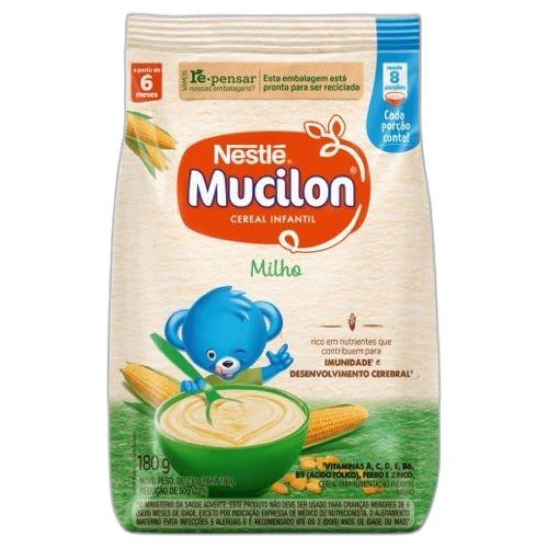 Detalhes do produto Cereal Mucilon 180Gr Nestle Milho