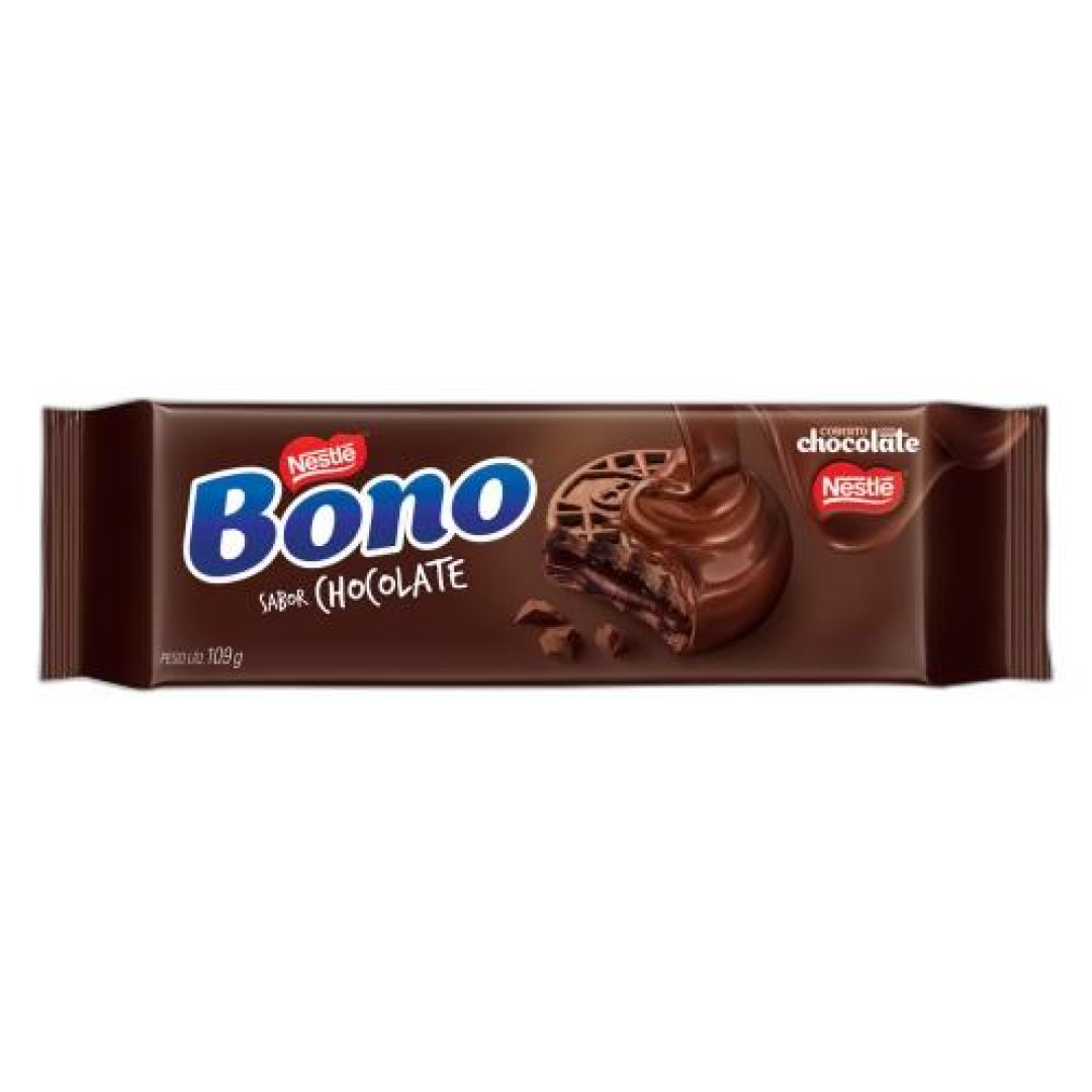 Detalhes do produto Bisc Rech Coberto Bono 109Gr Nestle Chocolate