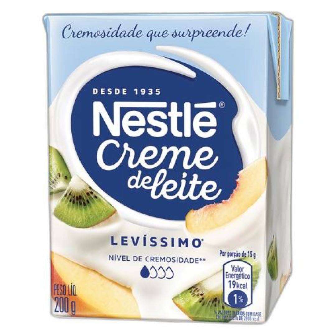 Detalhes do produto Creme Leite Levissimo Tp 200Gr Nestle .
