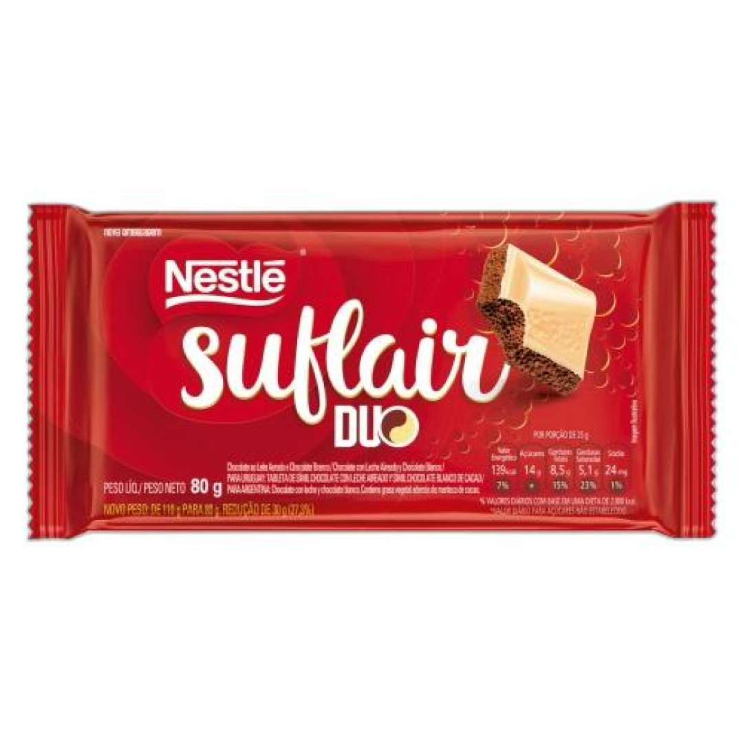 Detalhes do produto Choc Suflair Duo 80Gr Nestle Choc Bco.chocol