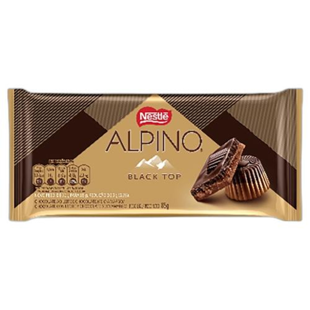 Detalhes do produto Choc Alpino Black Top 85Gr Nestle Ao Leite