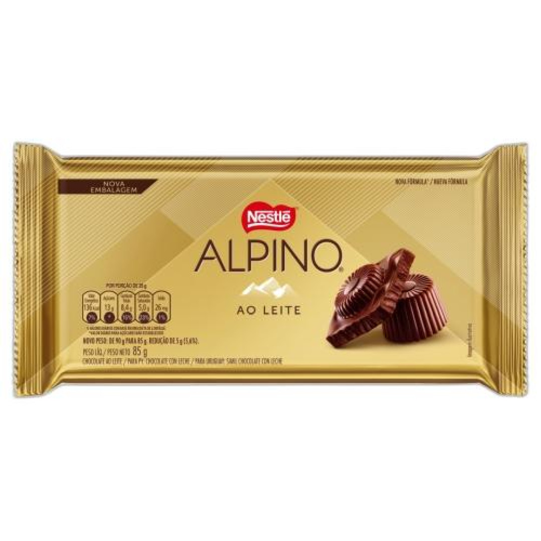 Detalhes do produto Choc Alpino 85Gr Nestle Ao Leite
