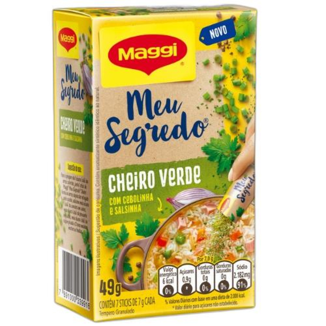 Detalhes do produto Tempero Maggi Meu Segredo 7X7Gr Nestle Cheiro Verde
