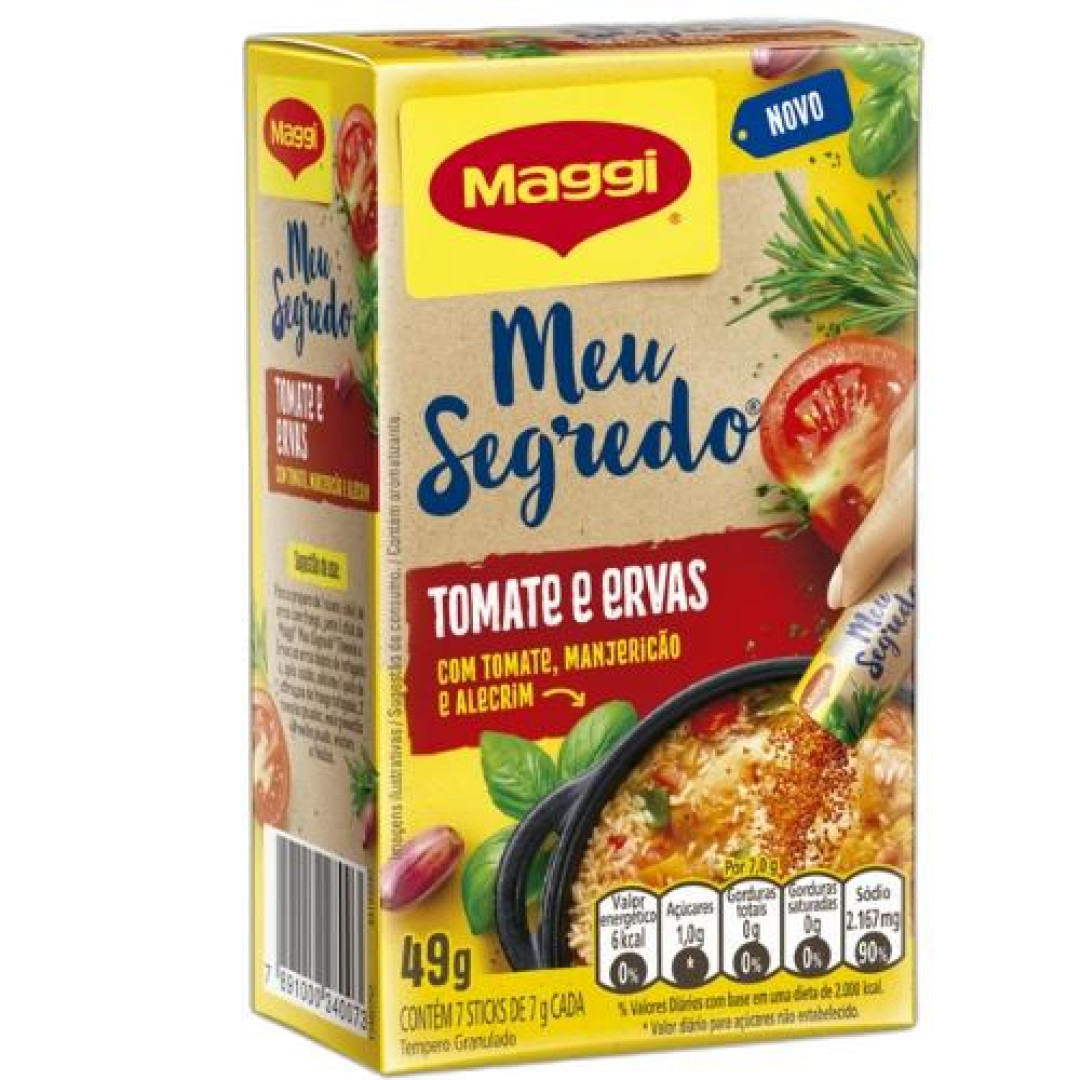 Detalhes do produto Tempero Maggi Meu Segredo 7X7Gr Nestle Tomate