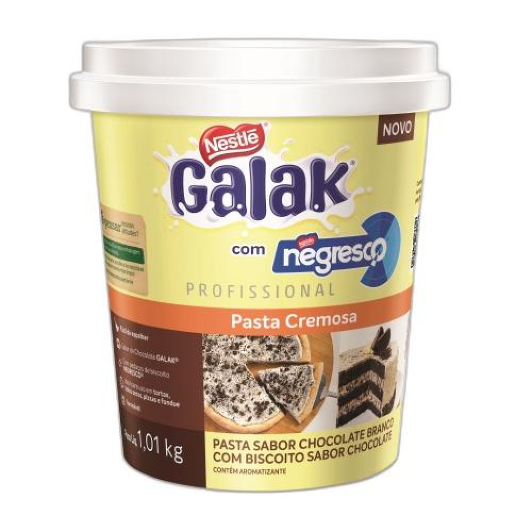 Detalhes do produto Pasta Para Cober Galak Negrec 1,01Kg Nes Choc Bco.chocol
