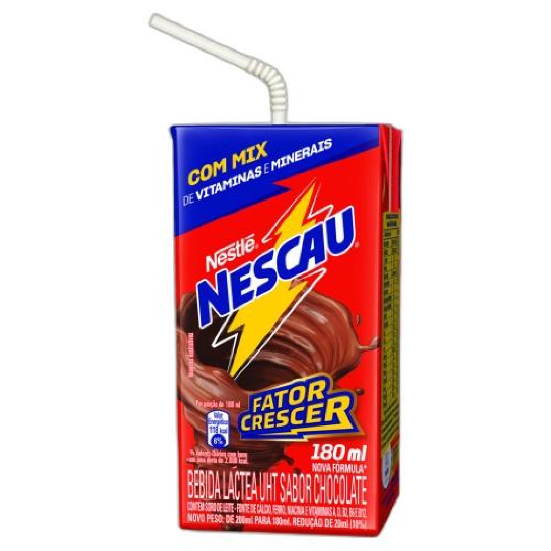 Detalhes do produto Bebida Lactea Nescau 180Ml Nestle Chocolate
