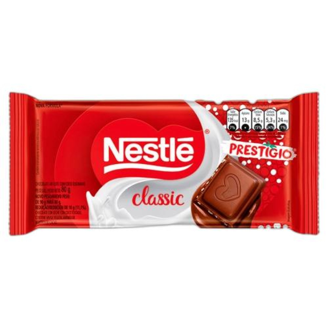 Detalhes do produto Choc Classic 80Gr Nestle  Prestigio
