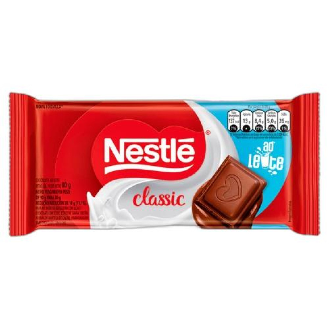 Detalhes do produto Choc Classic 80Gr Nestle  Ao Leite