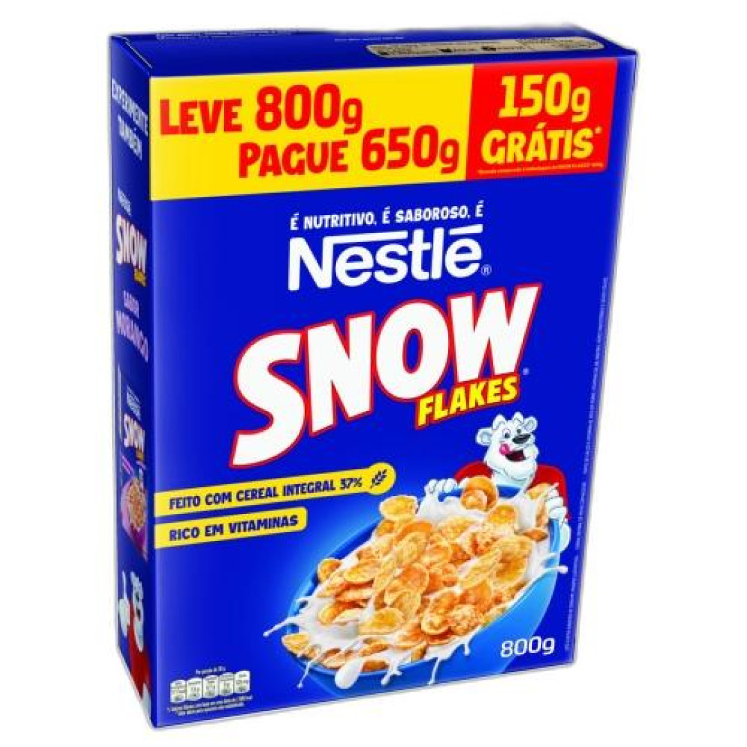 Detalhes do produto Cereal Snow Flakes 800Gr Nestle  .