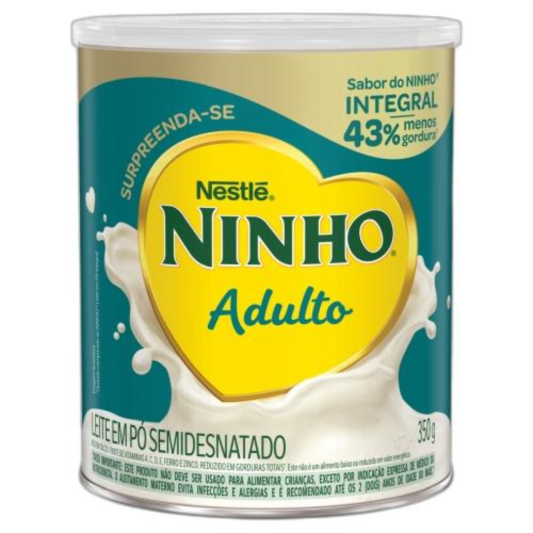 Detalhes do produto Leite Po Ninho Adulto 350Gr Nestle Semidesnatado