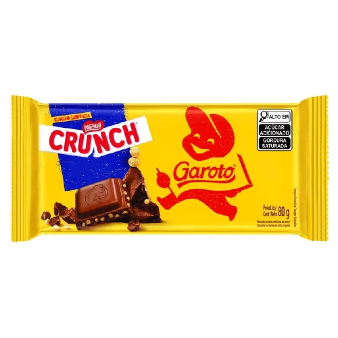 Detalhes do produto Choc Crunch 80Gr Garoto Crocante