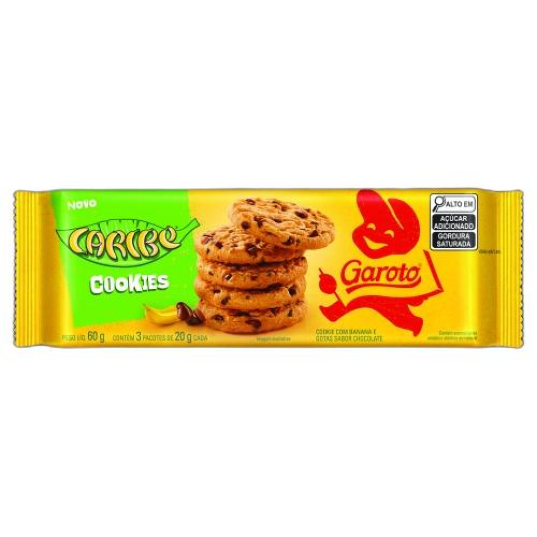 Detalhes do produto Bisc Cookies Caribe 60Gr Garoto .