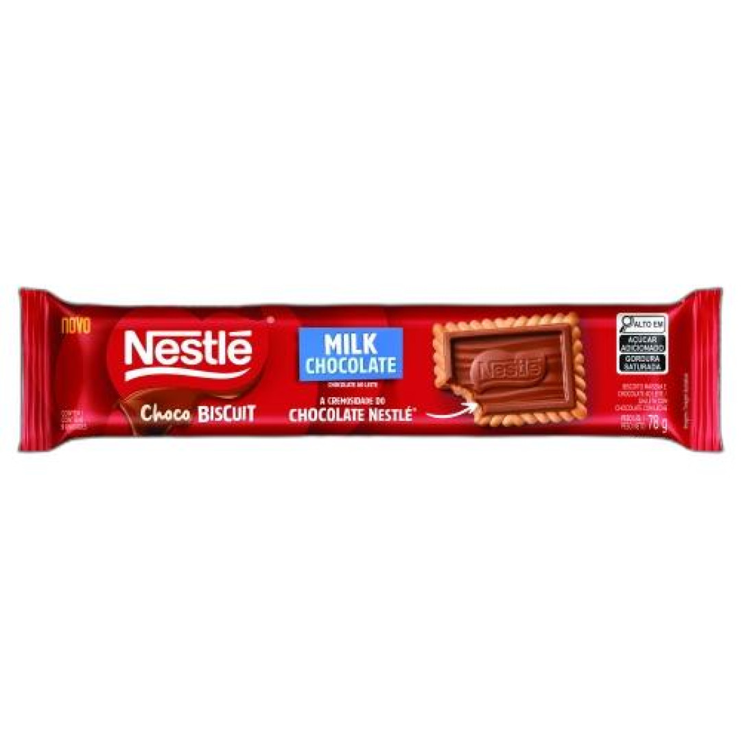 Detalhes do produto Bisc Choco Biscuit 78Gr Nestle Ao Leite