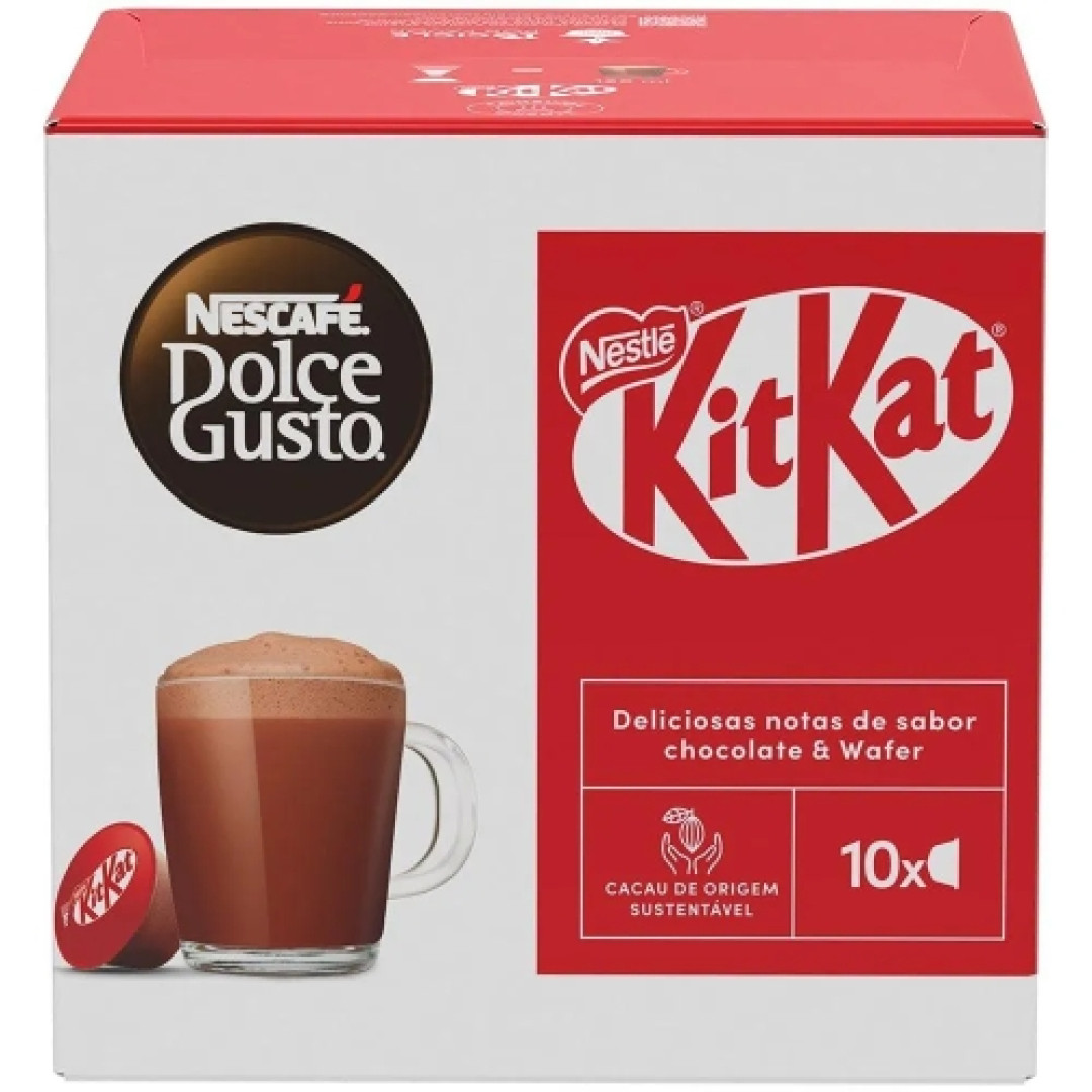 Detalhes do produto Cafe Dolce Gusto Capsula 10Un Nescafe Kit Kat