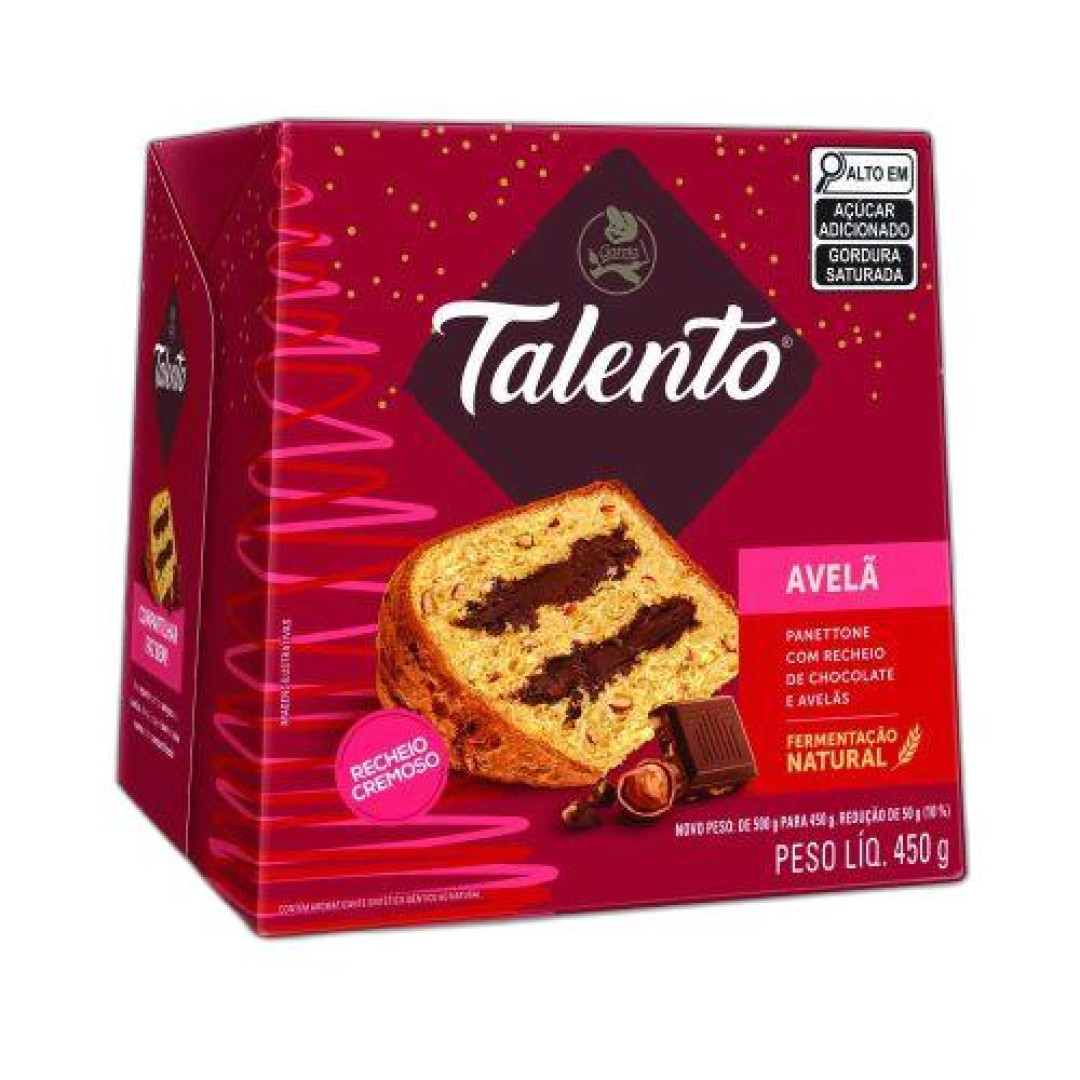 Detalhes do produto Panettone Talento 450Gr Nestle Avela