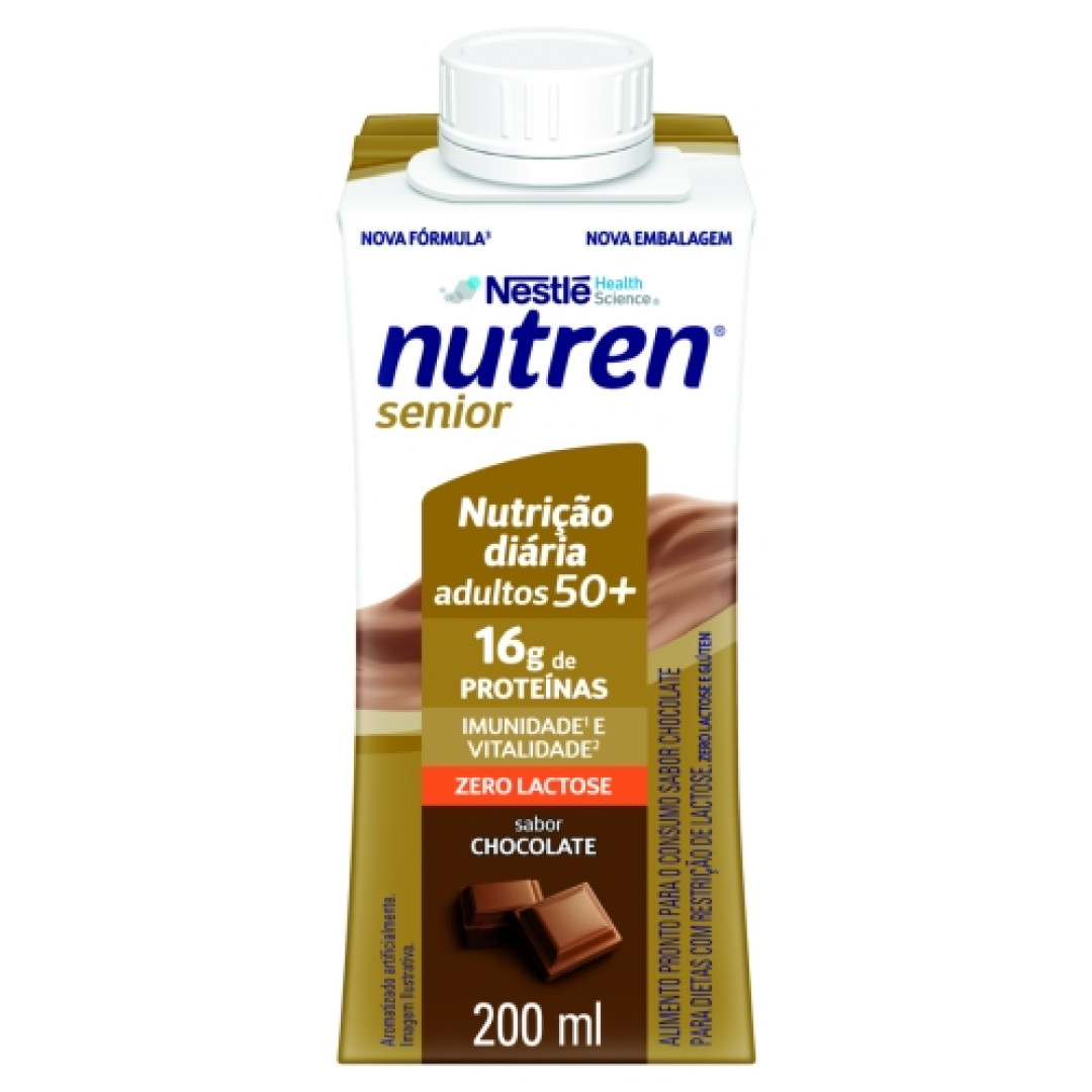 Detalhes do produto Bebida Nutren Senior 200Ml Nestle Chocolate