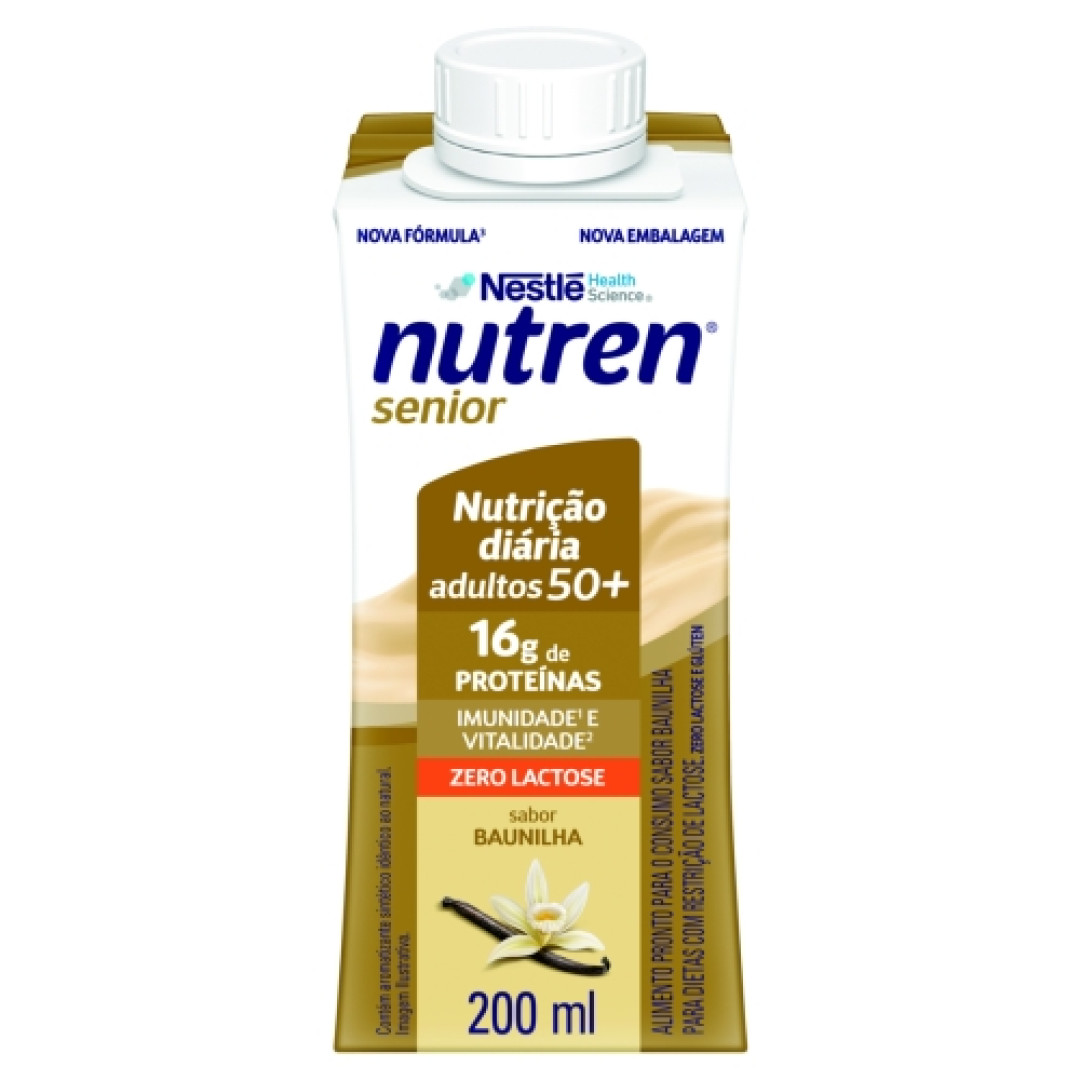Detalhes do produto Bebida Nutren Senior 200Ml Nestle Baunilha