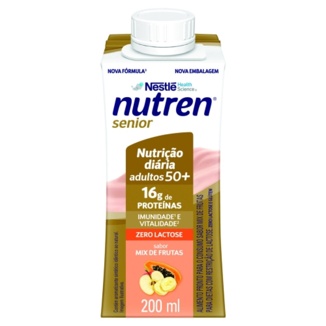 Detalhes do produto Bebida Nutren Senior 200Ml Nestle Mix Frutas