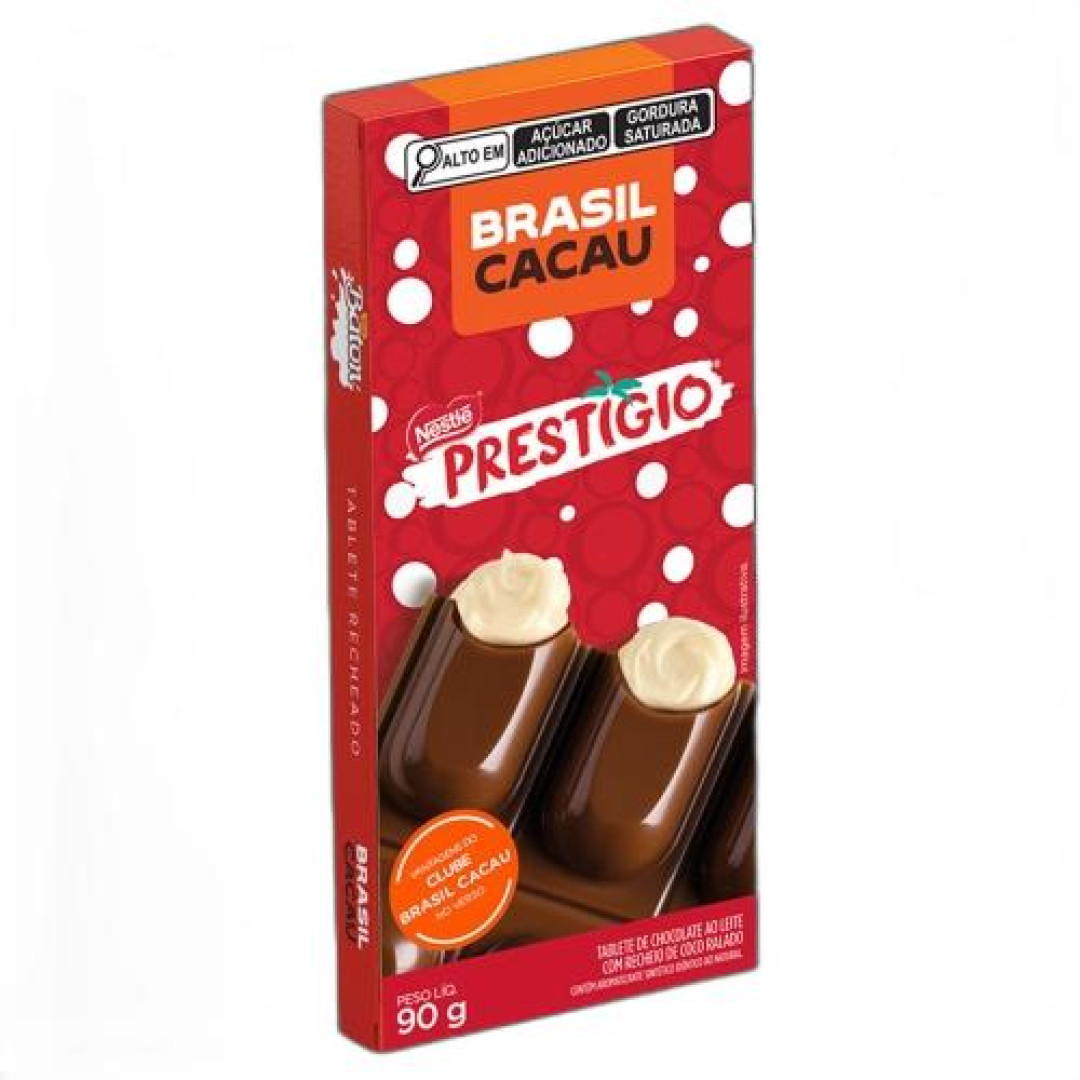 Detalhes do produto Choc Prestigio Brasilcacau 90Gr Nestle Ao Leite