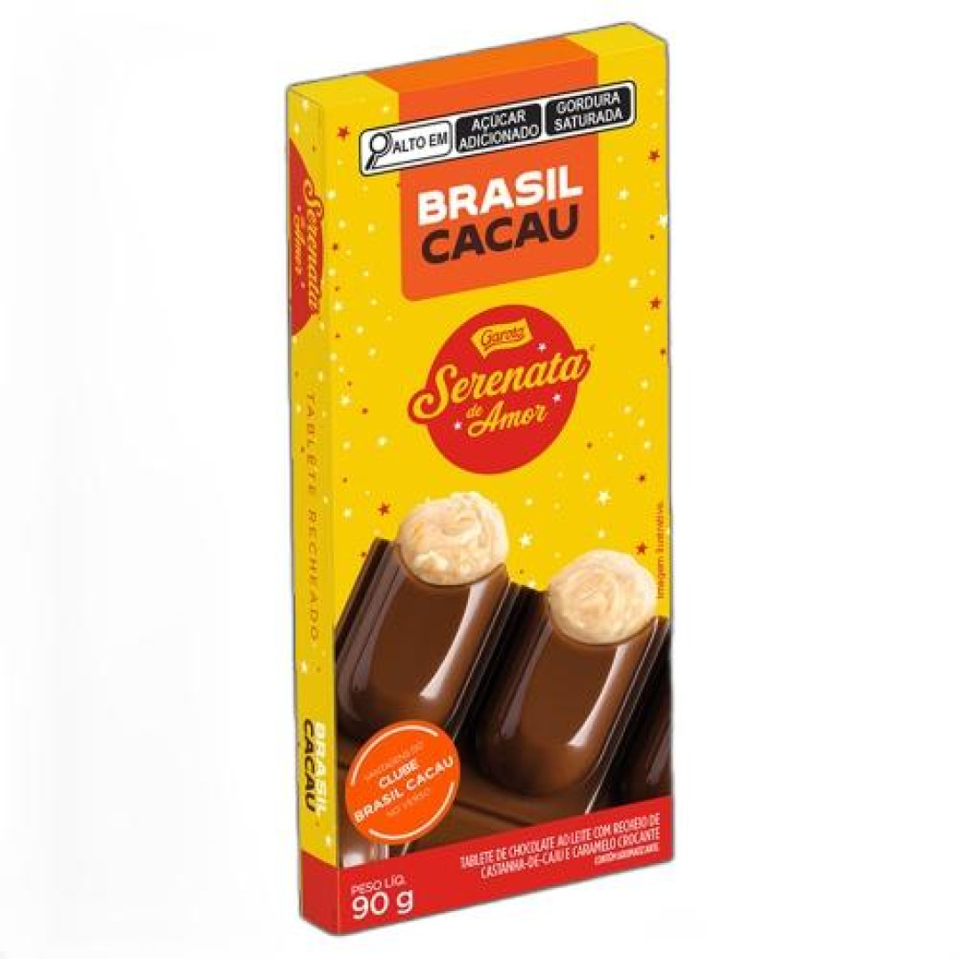 Detalhes do produto Choc Serenata Brasilcacau 90Gr Nestle Ao Leite