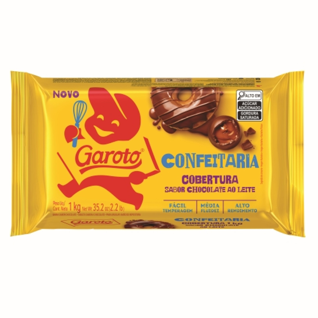 Detalhes do produto Cobert Confeitaria 1Kg Garoto Ao Leite