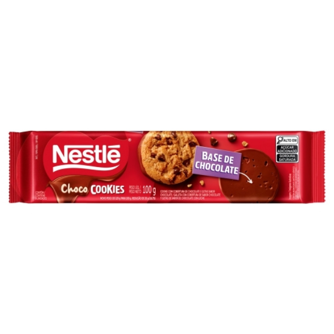 Detalhes do produto Bisc Chococookies 100Gr Nestle Cober C Chocol