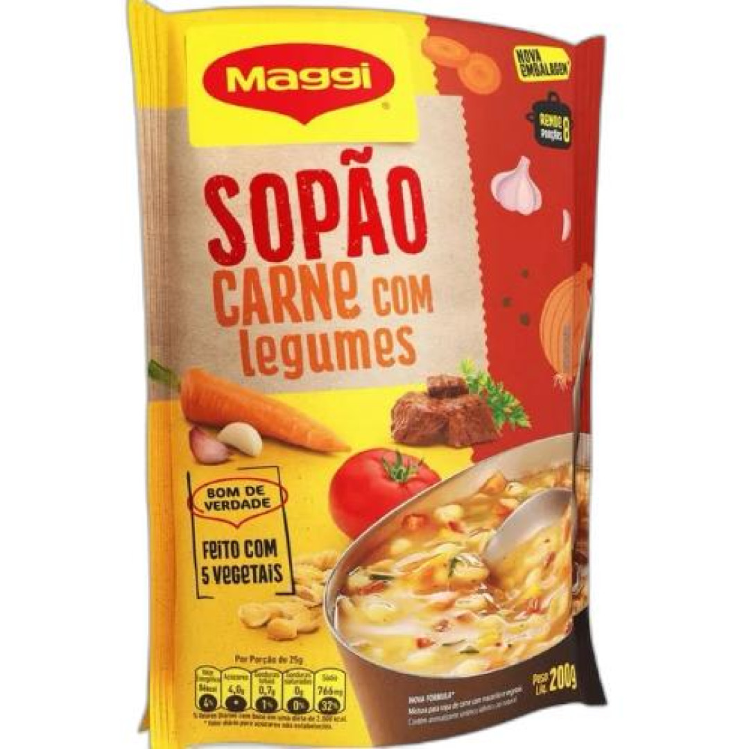 Detalhes do produto Sopao Maggi 200Gr Nestle Carne.legumes