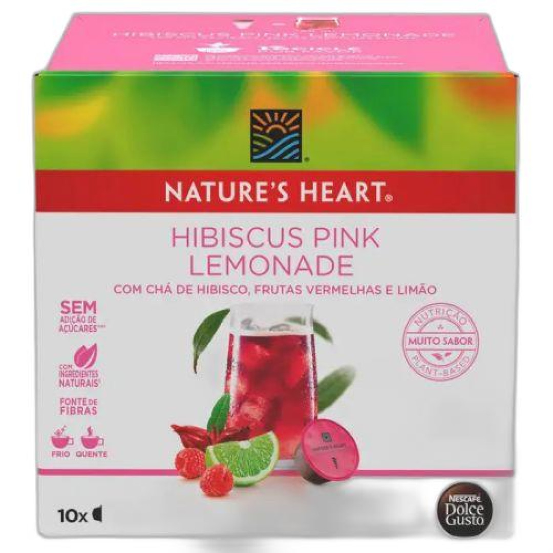 Detalhes do produto Cha Natures Heart Capsula 10Un Nestle Hibis.fr V.limo