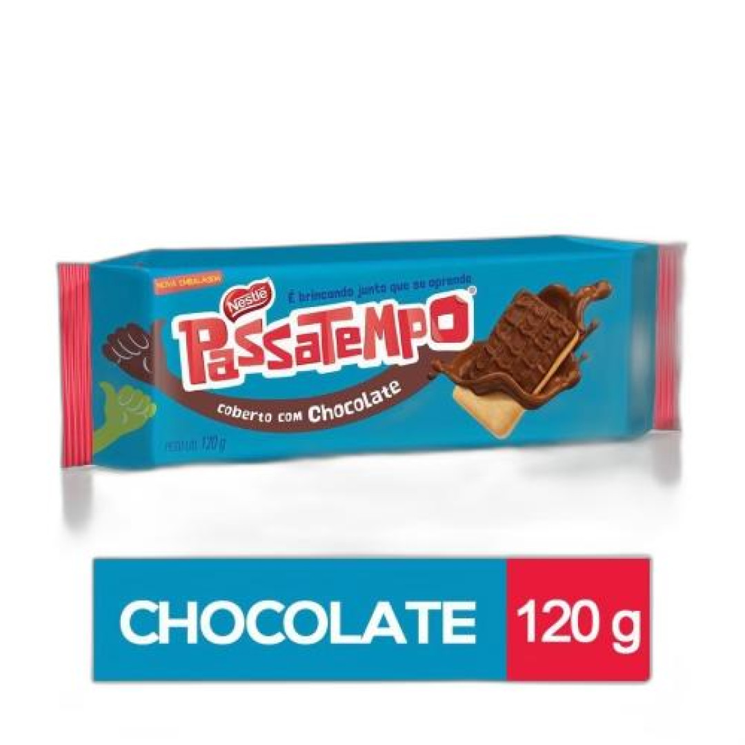Detalhes do produto Bisc Coberto Passatempo 120Gr Nestle Chocolate
