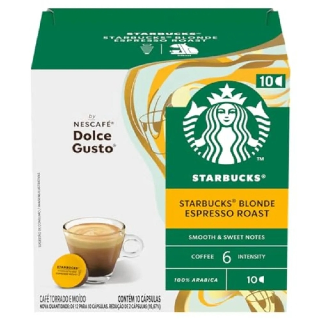 Detalhes do produto Cafe Starbucks Cap 10Un Nescafe Blonde Espresso