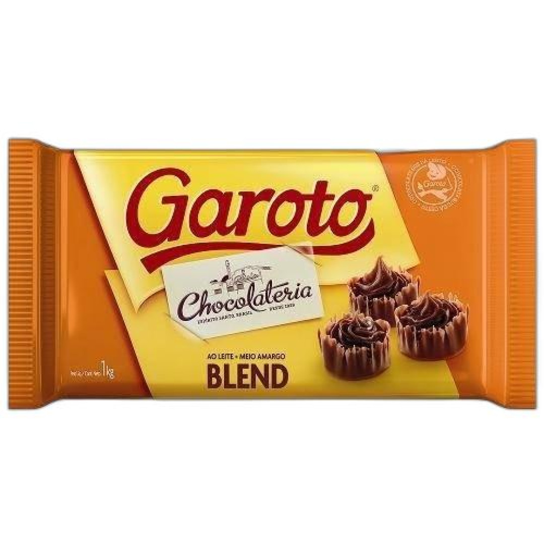 Detalhes do produto Cobert Blend 1Kg Garoto Leite.m Amargo