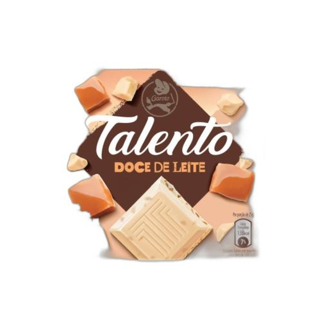Detalhes do produto Choc Talento 85Gr Garoto Ch Bco.doc Leit