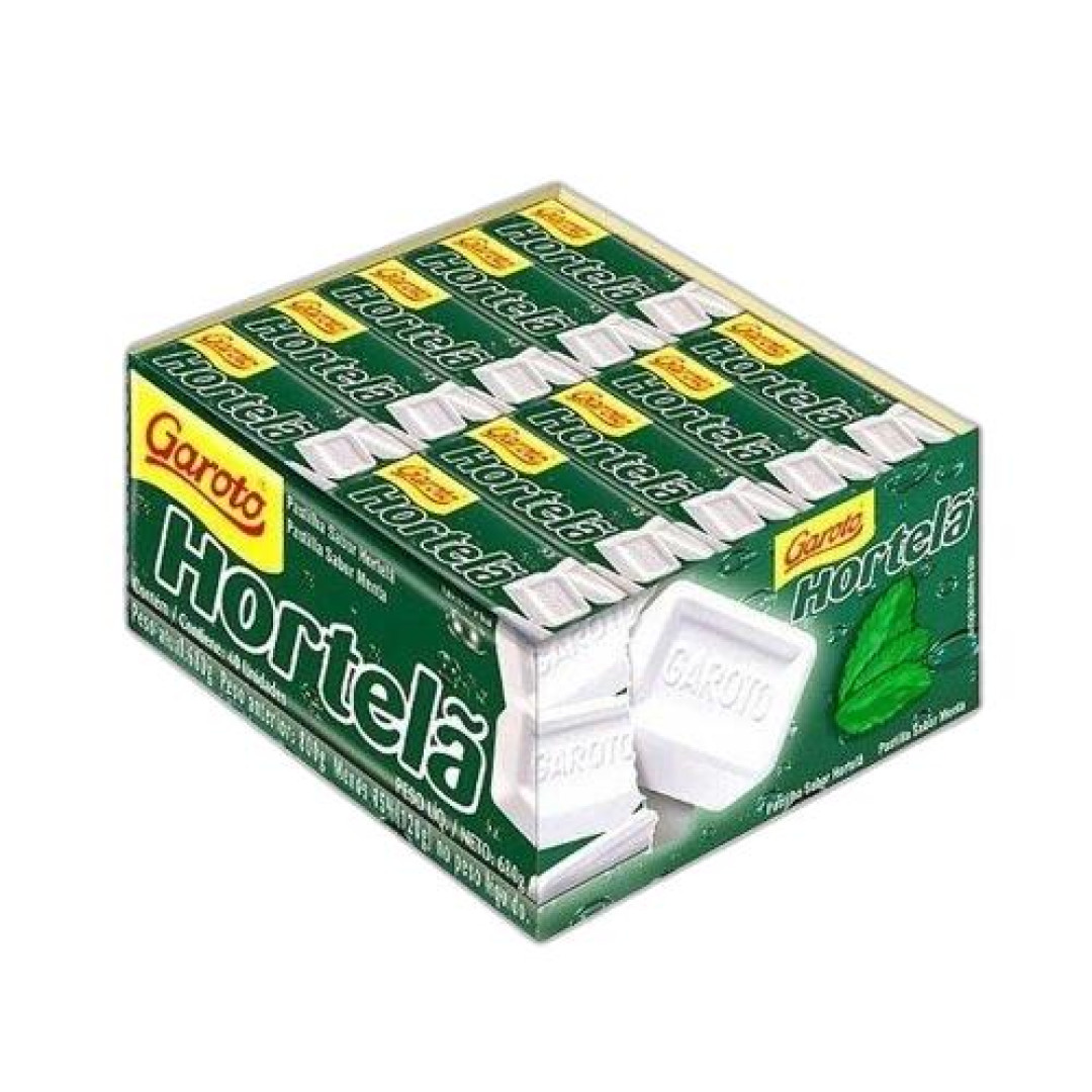 Detalhes do produto Pastilha 40Un Garoto Hortela