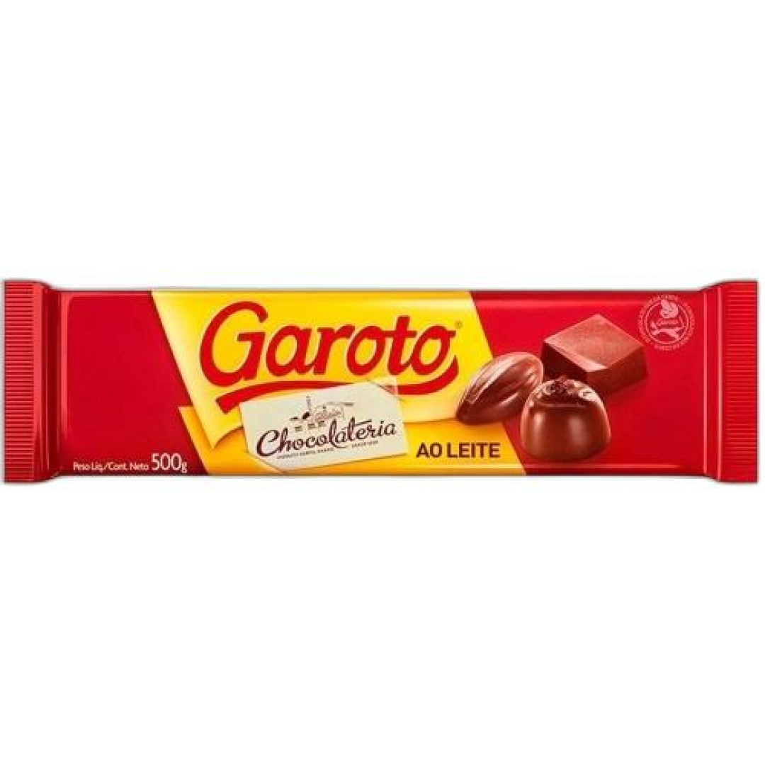 Detalhes do produto Cobert 500Gr Garoto Ao Leite