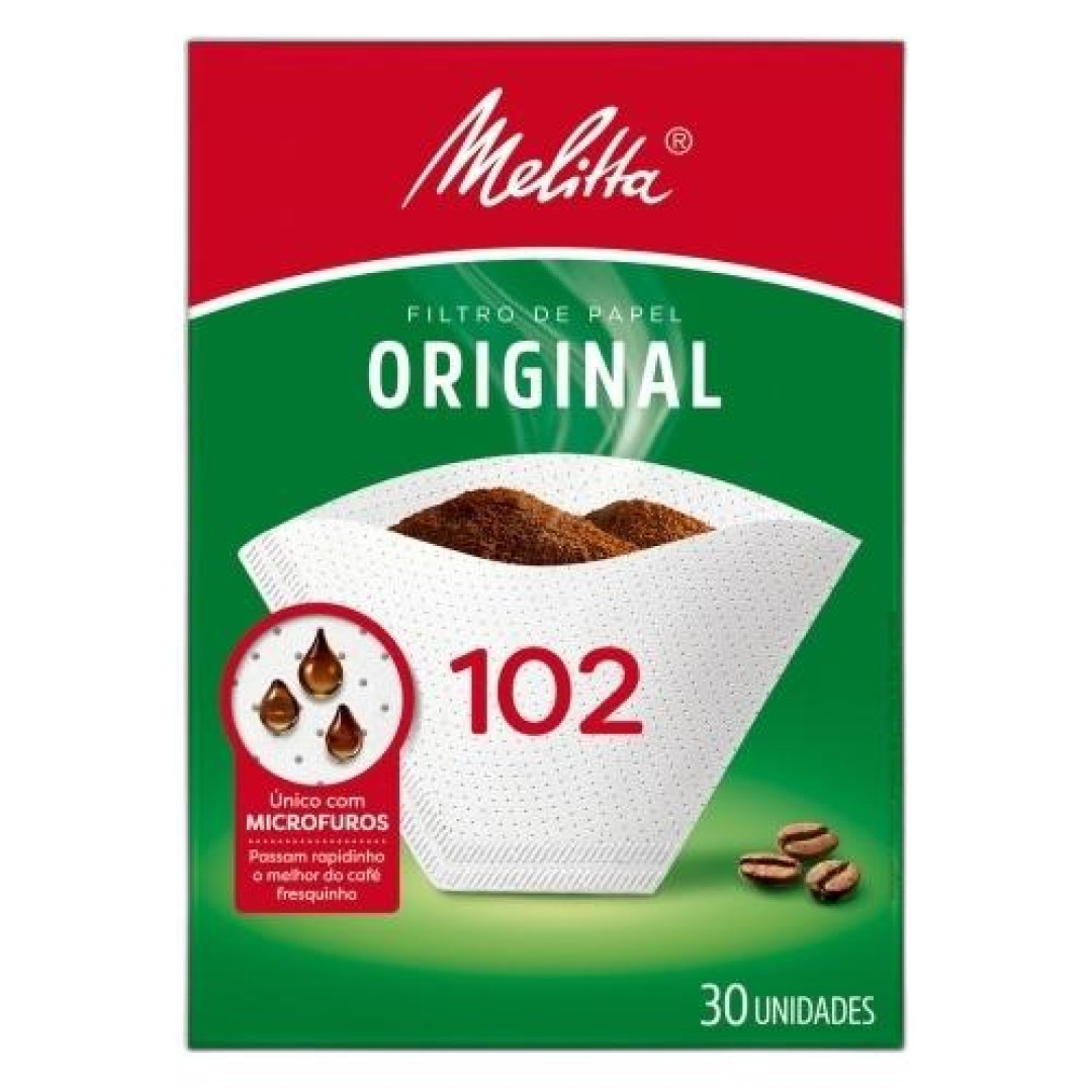 Detalhes do produto Filtro Papel 102 30Un Melitta Original