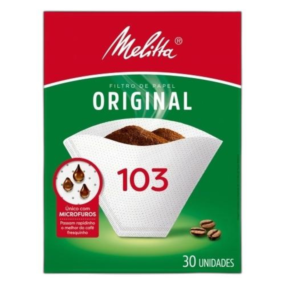 Detalhes do produto Filtro Papel 103 30Un Melitta Original