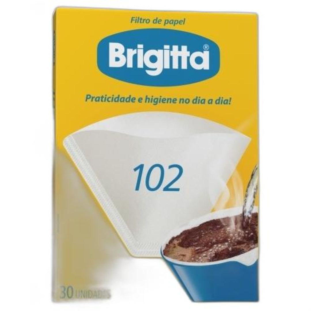 Detalhes do produto Filtro Papel Brigitta 102 30Un Melitta Branca