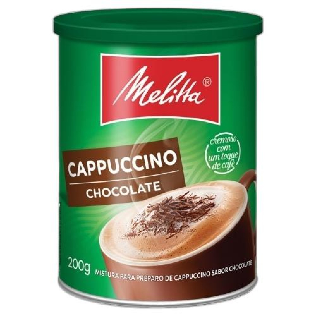 Detalhes do produto Cappuccino Pt 200Gr Melitta Chocolate