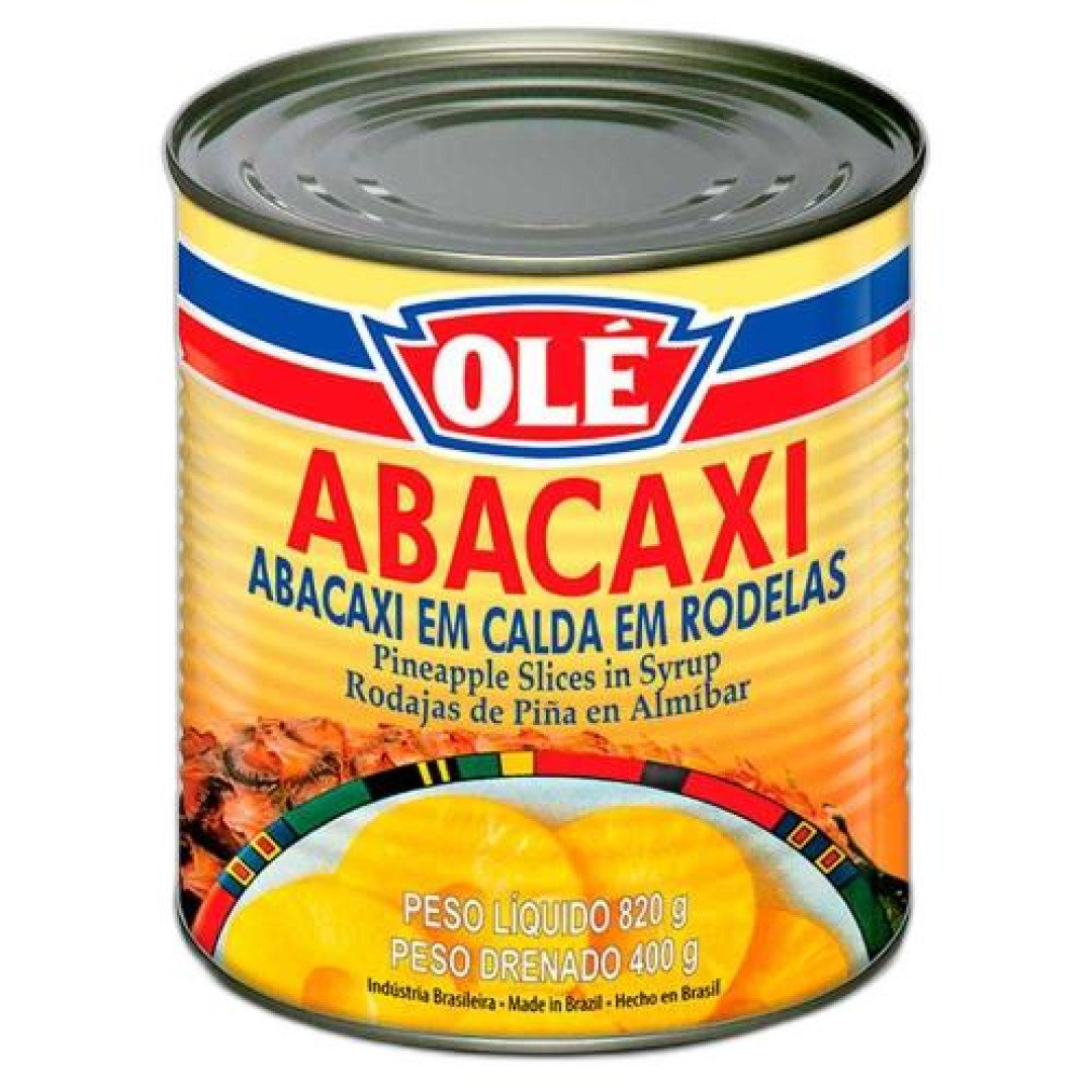 Detalhes do produto Abacaxi Rodelas Calda 400Gr Ole .
