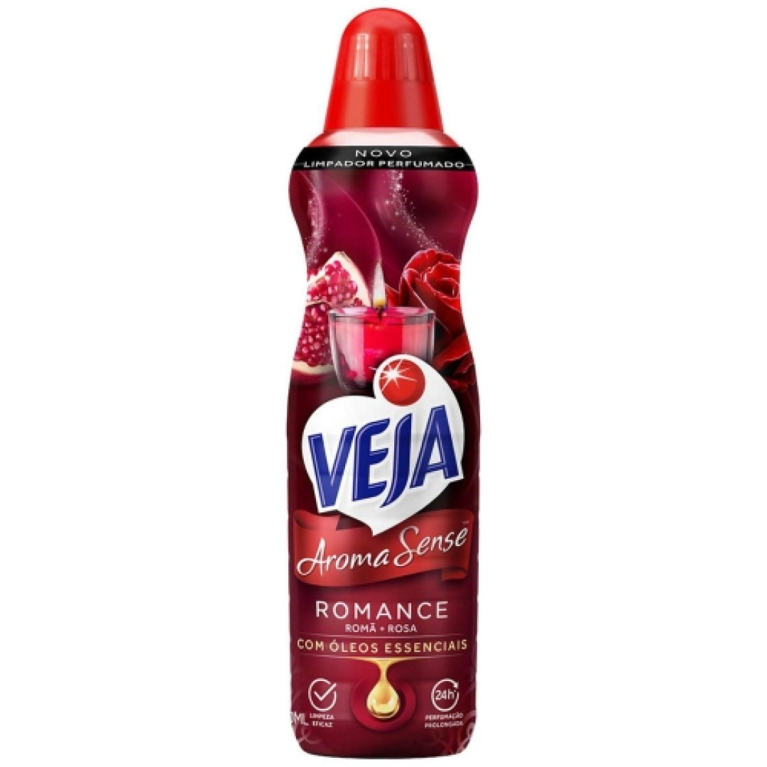 Detalhes do produto Limpador Veja Aroma Sens 500Ml Romance