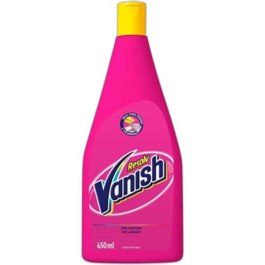 Detalhes do produto Tira Manchas Vanish Resolv 450Ml Reckitt Pink
