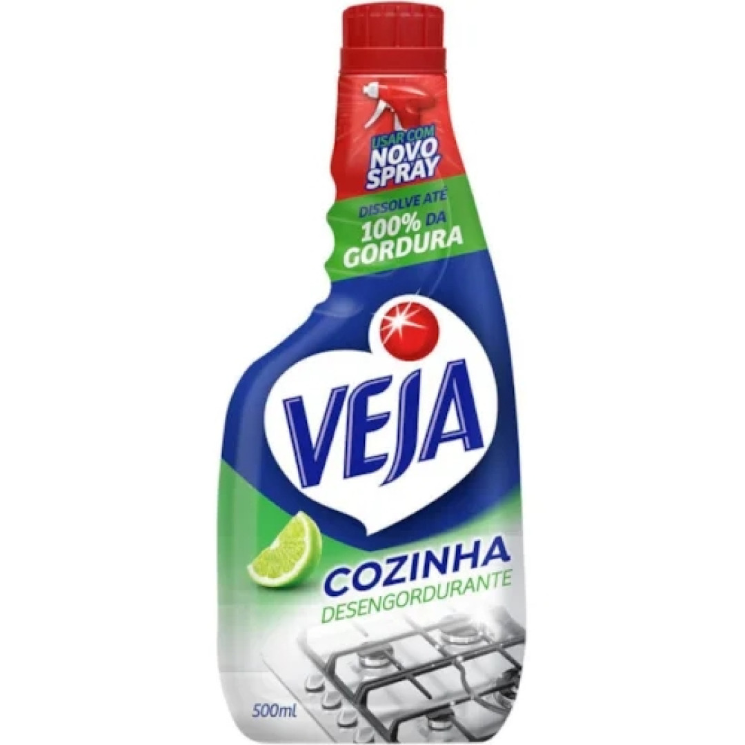 Detalhes do produto Desengordurante Veja Refil 500Ml Limao