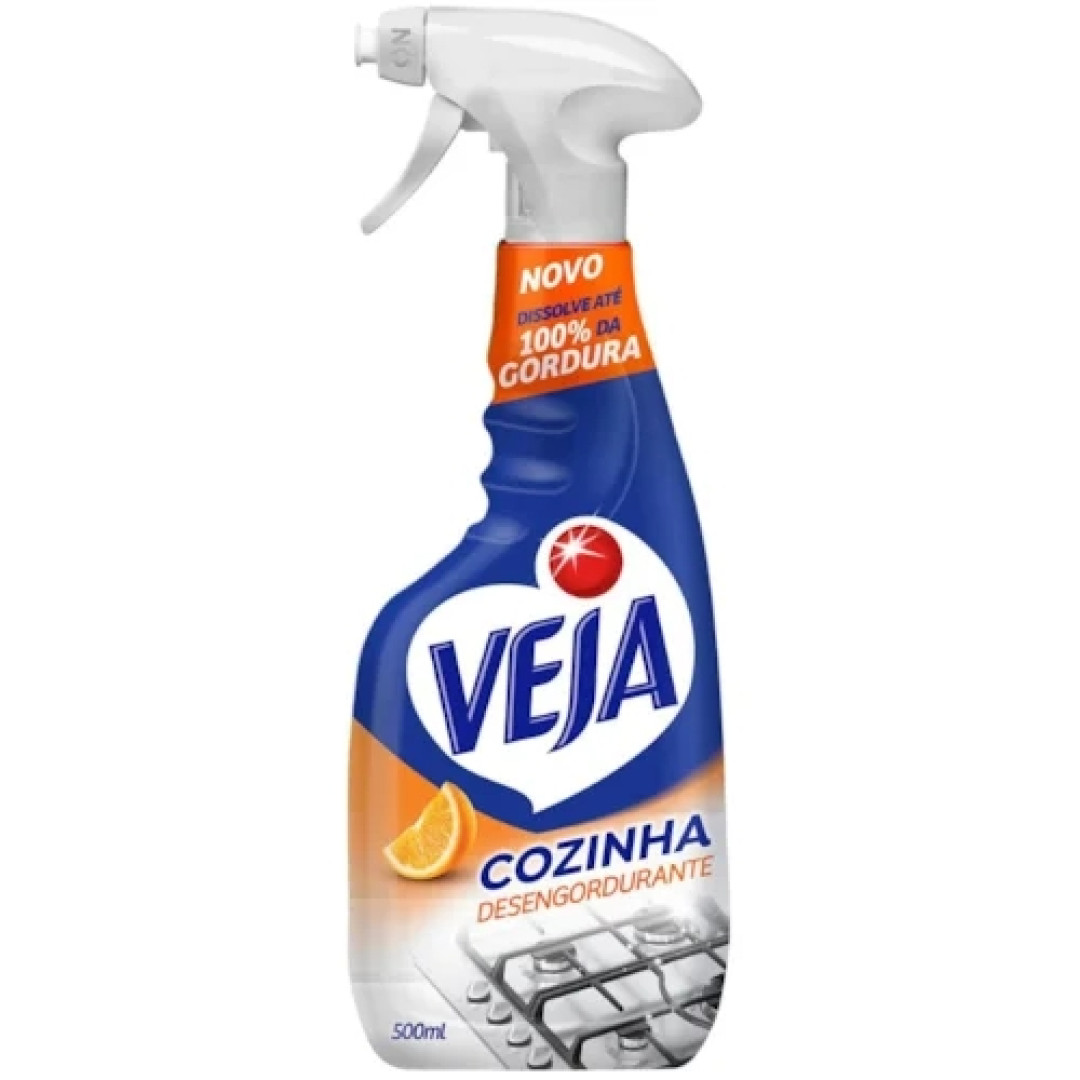 Detalhes do produto Desengordurante Veja Pulver 500Ml Laranja