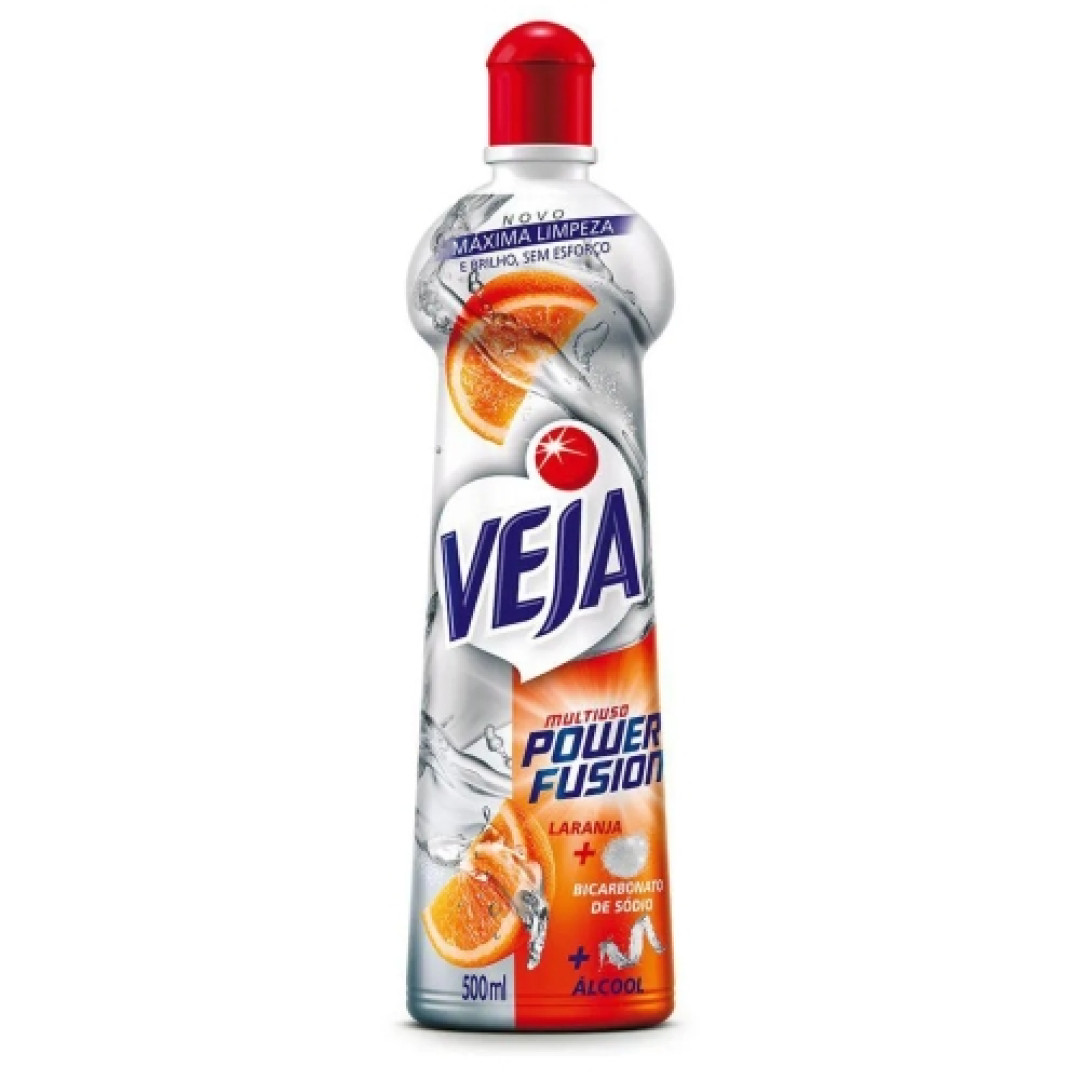 Detalhes do produto Multiuso Veja Power Fusion 500Ml Reckitt Laranja