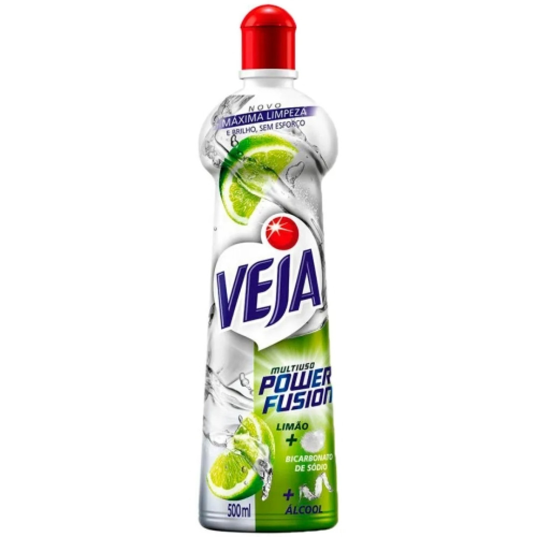 Detalhes do produto Multiuso Veja Power Fusion 500Ml Reckitt Limao