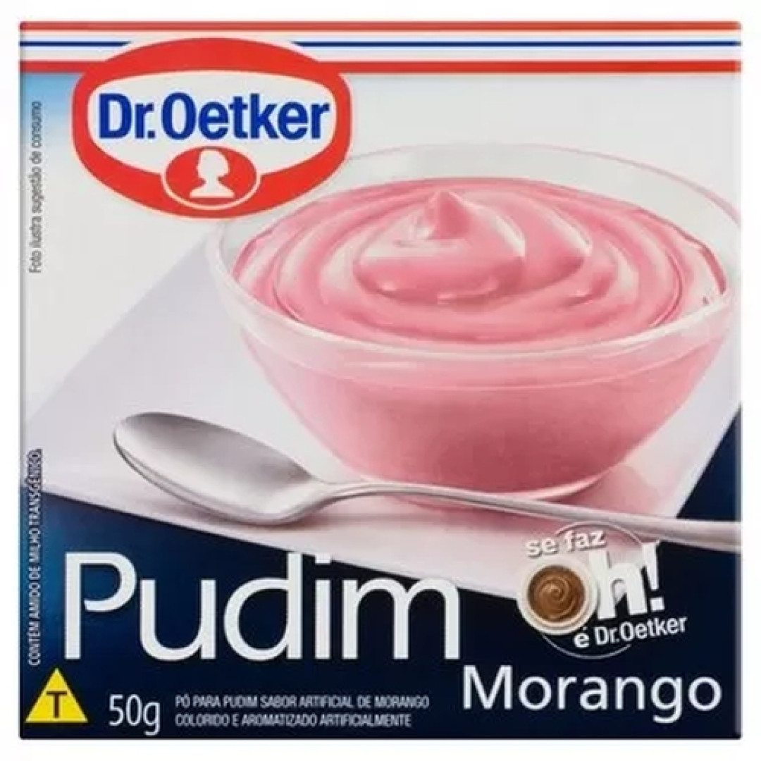 Detalhes do produto Pudim 50Gr Dr Oetker Morango